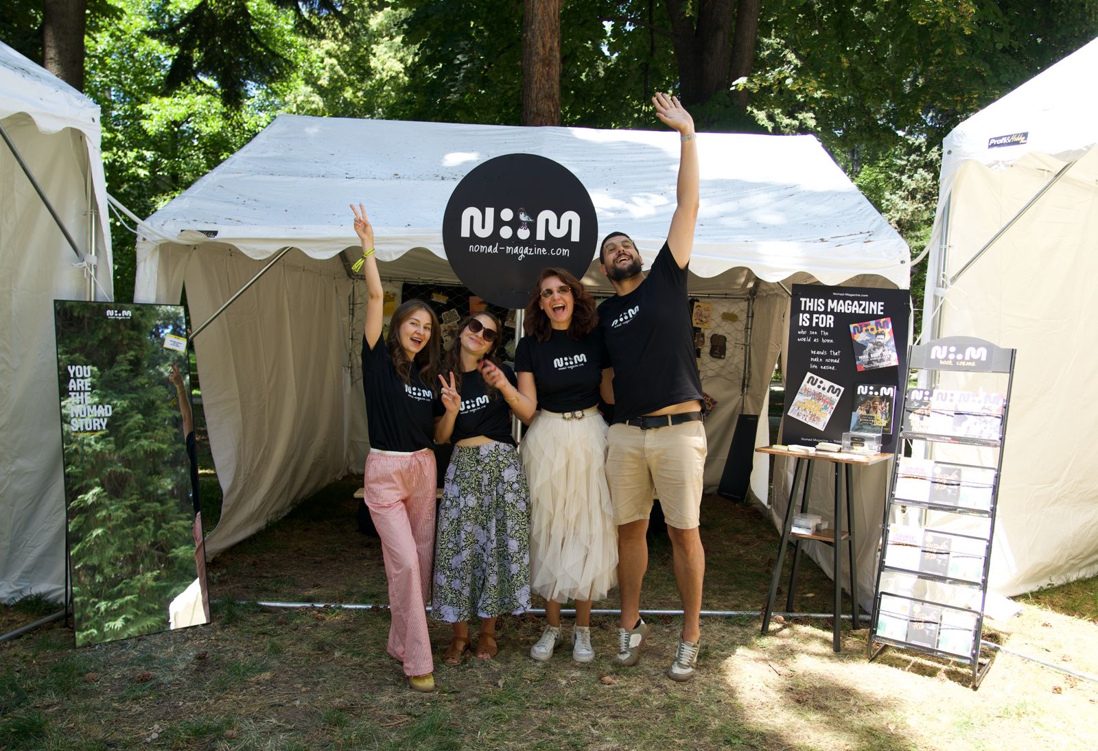 Nomad Magazine team at Bansko Nomad Fest